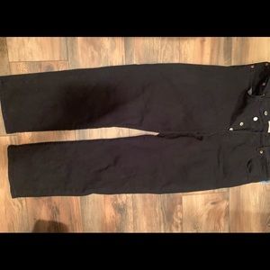 Levi’s wedgie straight black jeans